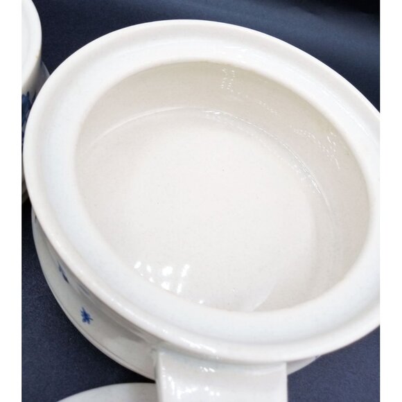 Casserole Dishes Versailles Stoneware Lids Set Floral Pattern Bake Serve Store - Picture 7 of 16